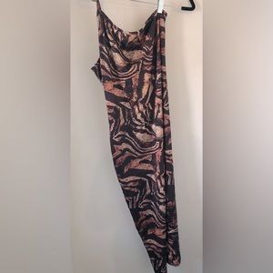 Zebra Asymmetrical Dress
